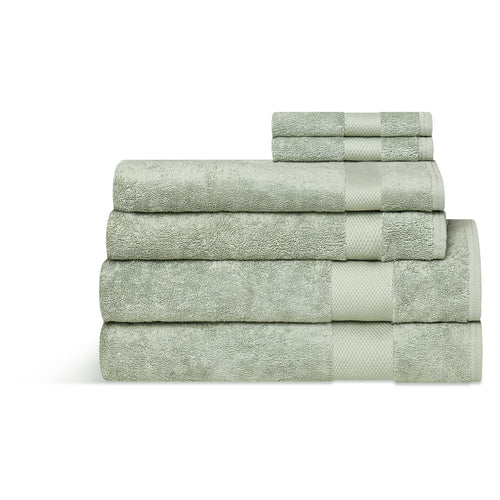 Sage Green Mini Set Of Six Towels